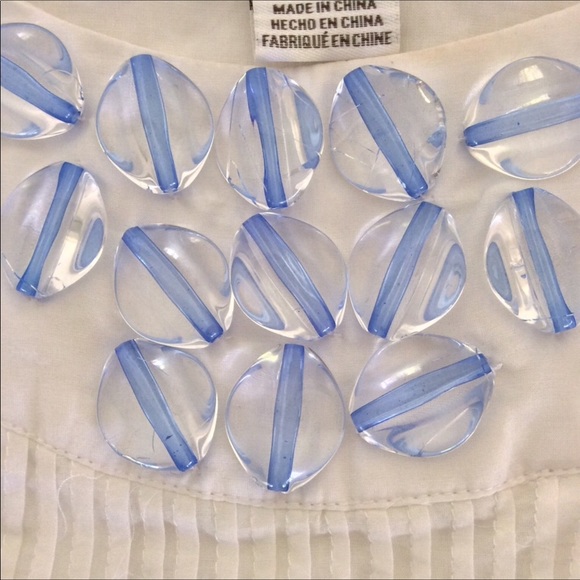 KENSIE SILK & COTTON OMBRE EMBELLISHED TUNIC MEDIUM - Picture 5 of 8